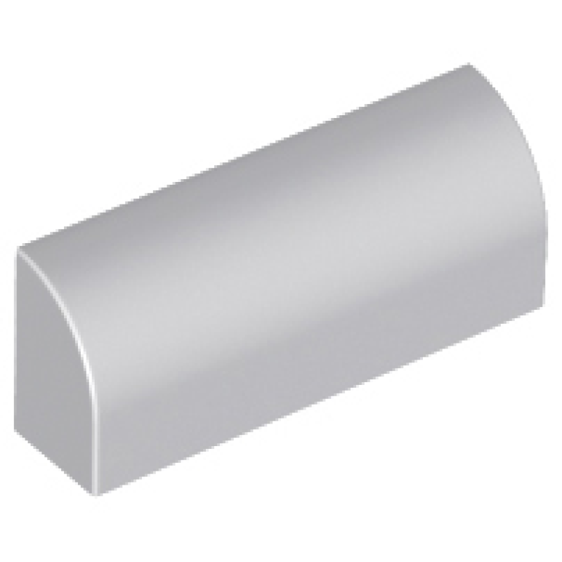 Dakpan, Gebogen 1x4x1 1/3 Light Bluish Gray